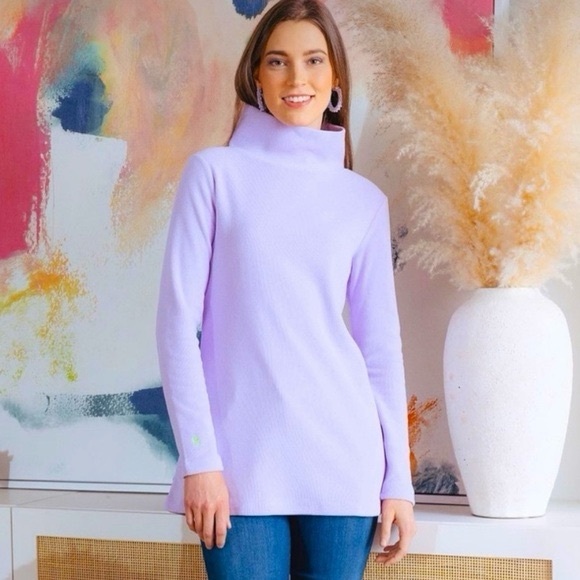 Dudley Stephens Cobble Hill Turtleneck Tunic - Size Medium - Picture 1 of 5